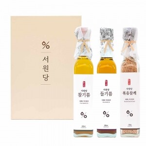 서원당 화-1 (참기름 250ml + 들기름250ml + 볶음참깨 120g)